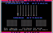 Type Attack for IBM PC/Compatibles - Use the lesson creator to make your own levels...