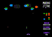 Mating Zone for Apple II - A couple of aliens enter the mating zone...