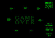 Mating Zone for Apple II - Game over.