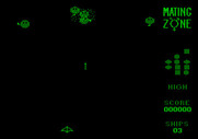 Mating Zone for Apple II - Game start; here come some aliens!