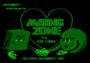 Mating Zone for Apple II - Title screen 1.
