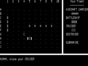 Sink the Fleet for TRS-80 - Game start; place your ships on the board!