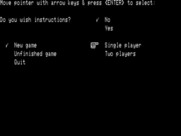 Sink the Fleet for TRS-80 - Setting up some options for a new game...