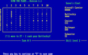 Sink the Fleet for IBM PC/Compatibles - The computer sank my battleship...