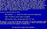 Sink the Fleet for IBM PC/Compatibles - Game instructions.