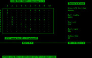 Sink the Fleet for IBM PC/Compatibles - The computer player missed...
