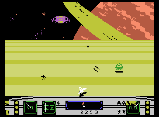 Moonsweeper ColecoVision Screenshot: I'm under attack!