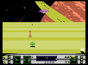 Moonsweeper for ColecoVision - Swerving to avoid enemy fire...