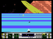 Moonsweeper for ColecoVision - The colors change depending on which moon you land on.