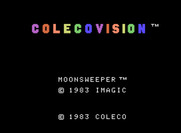 Moonsweeper for ColecoVision - Title screen.