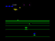Moonsweeper for ZX Spectrum - On the planet surface.