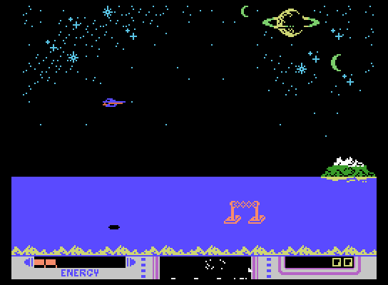 Nova Blast ColecoVision Screenshot: Game start.