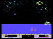Nova Blast for ColecoVision - Game start.