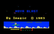 Nova Blast for Intellivision - Title screen.