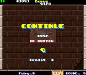 Solomon's Key for Arcade - Game over; continue?