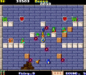 Solomon's Key for Arcade - Somehow I need to reach that key...