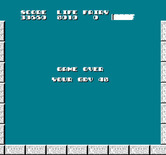 Solomon's Key for NES / Famicom - Game over.