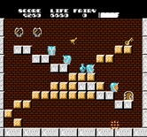Solomon's Key for NES / Famicom - I was caught and fell to the floor.