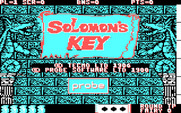 Solomon's Key for IBM PC/Compatibles - Title screen.