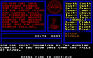 Venom for IBM PC/Compatibles - Oops, don't fall in the river...game over!