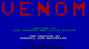 Venom for IBM PC/Compatibles - Title screen.