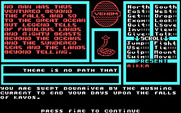 Venom for IBM PC/Compatibles - I fell in the river, game over.