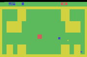Miniature Golf for Atari 2600 - The hole is hidden in the bottom right corner...