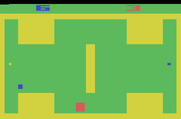 Miniature Golf for Atari 2600 - This hole doesn't seem too tricky...