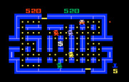 Lock 'n' Chase for Intellivision - Collect the "$" in the middle of the screen for a bonus!