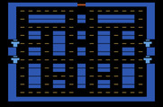 Lock 'n' Chase for Atari 2600 - Starting screen.