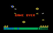 Buzz Bombers for Intellivision - Game over.
