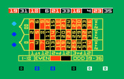 Las Vegas Roulette for Intellivision - Game start.