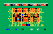 Las Vegas Roulette for Intellivision - Placing my pieces on the board.