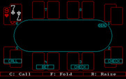 Championship Poker for IBM PC/Compatibles - In this scenario would you call, fold, or raise?