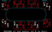 Championship Poker for IBM PC/Compatibles - Number 1 was the best hand in this case...