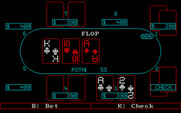 Championship Poker for IBM PC/Compatibles - Starting a game of poker.