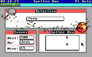 Speller Bee for IBM PC/Compatibles - Try to fill in the missing letters...