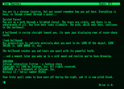 Sorcerer for Amstrad PCW - Game start; it is now pitch black...