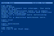 Sorcerer for Atari 8-bit - Picking up a few items.