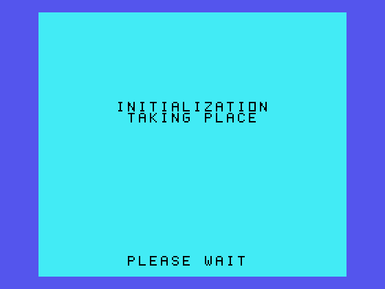 Oldies But Goodies - Games II TI-99/4A Screenshot: 3-D Tic Tac Toe game loading