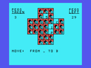 Oldies But Goodies - Games II for TI-99/4A - Peg Jump: gameplay.