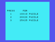 Oldies But Goodies - Games II for TI-99/4A - Word Safari: what size puzzle do you want?