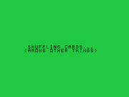 Draw Poker for TI-99/4A - Shuffling the deck...
