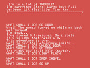 Pyramid of Doom for TI-99/4A - Game over! Try again?