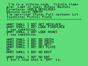 Pyramid of Doom for TI-99/4A - There's a necklace hidden in the ashes!