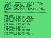 Pyramid of Doom for TI-99/4A - Exploring the desert...