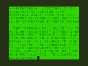 Pyramid of Doom for Dragon 32/64 - Starting screen.