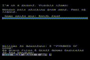 Pyramid of Doom for Atari 8-bit - Game start.
