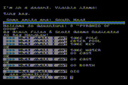 Pyramid of Doom for Atari 8-bit - The adventure begins!