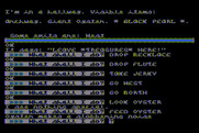 Pyramid of Doom for Atari 8-bit - I got a black pearl by feeding the giant oyster!